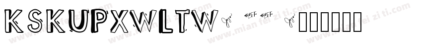 KSKUPXWLTW0 22 0字体转换
